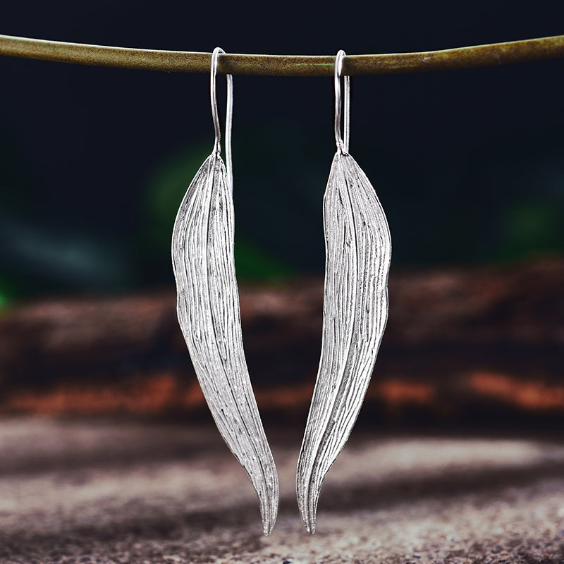 Long Leaf Earrings
