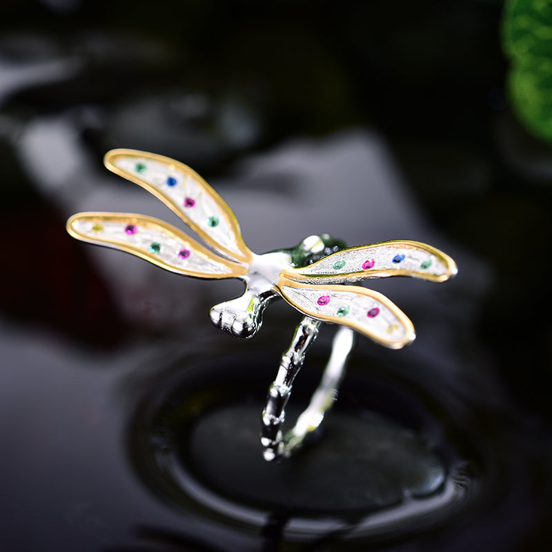 Dragonfly Adjustable Ring