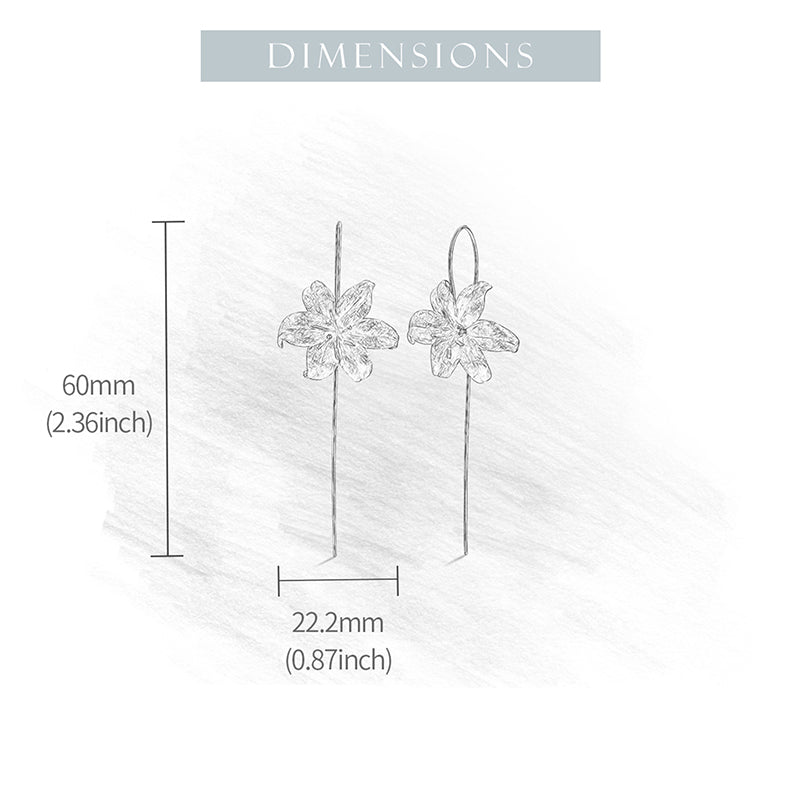 Lily Flower Earrings