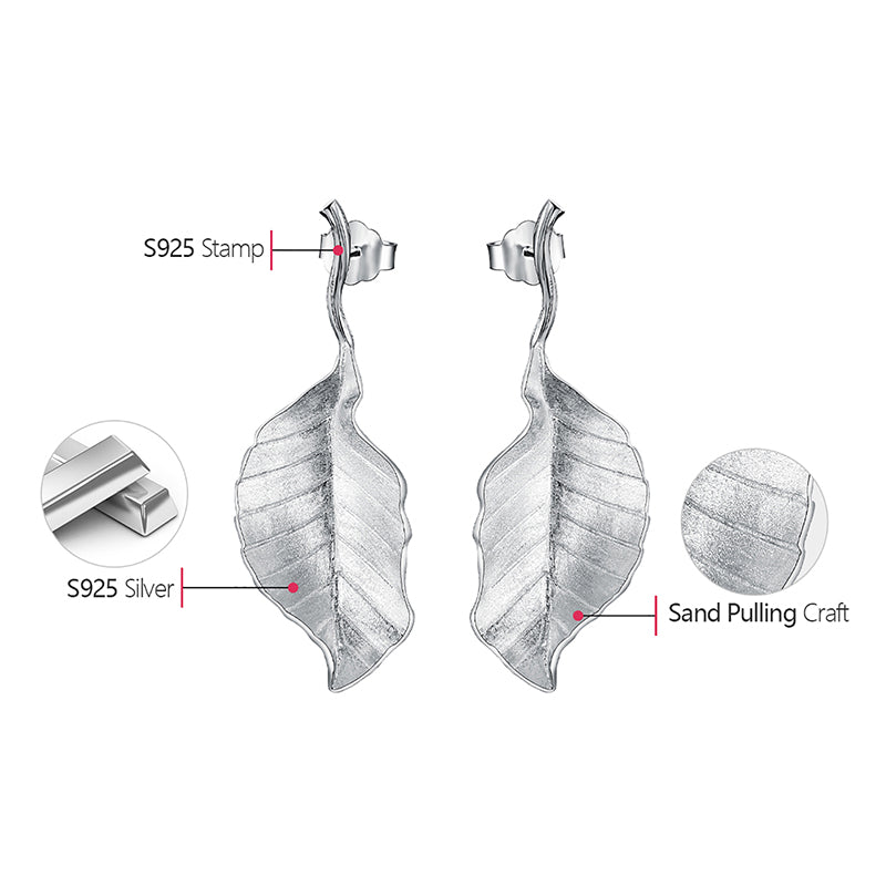 Autumn Leaves Stud Earrings