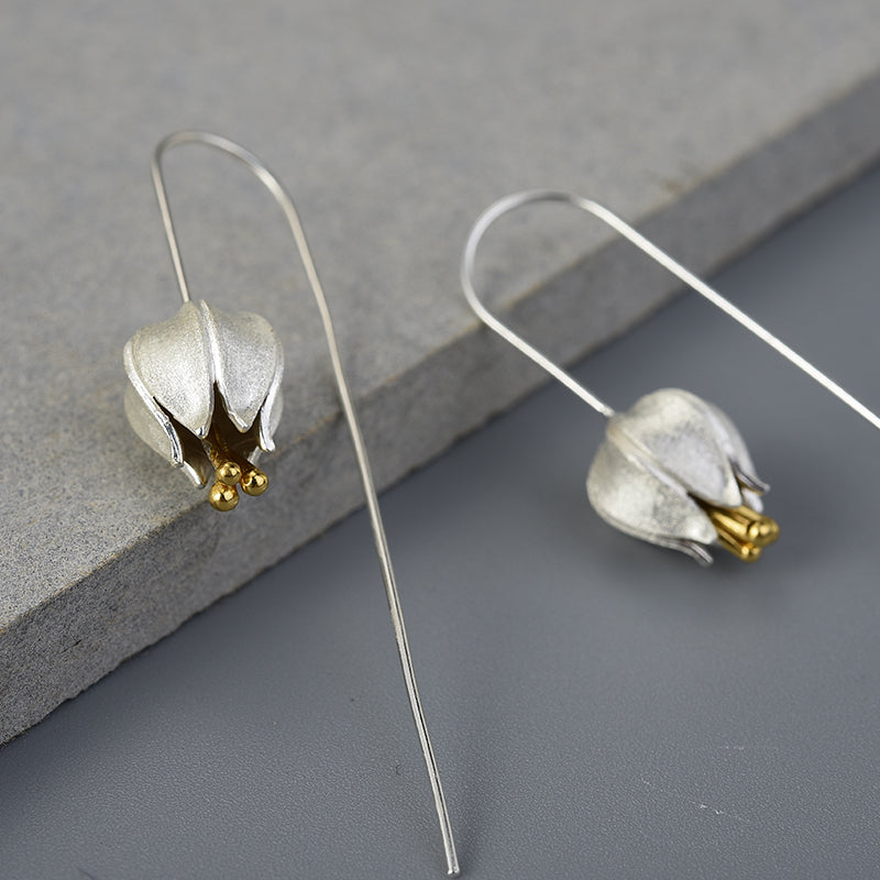 Tulip Flower Earrings