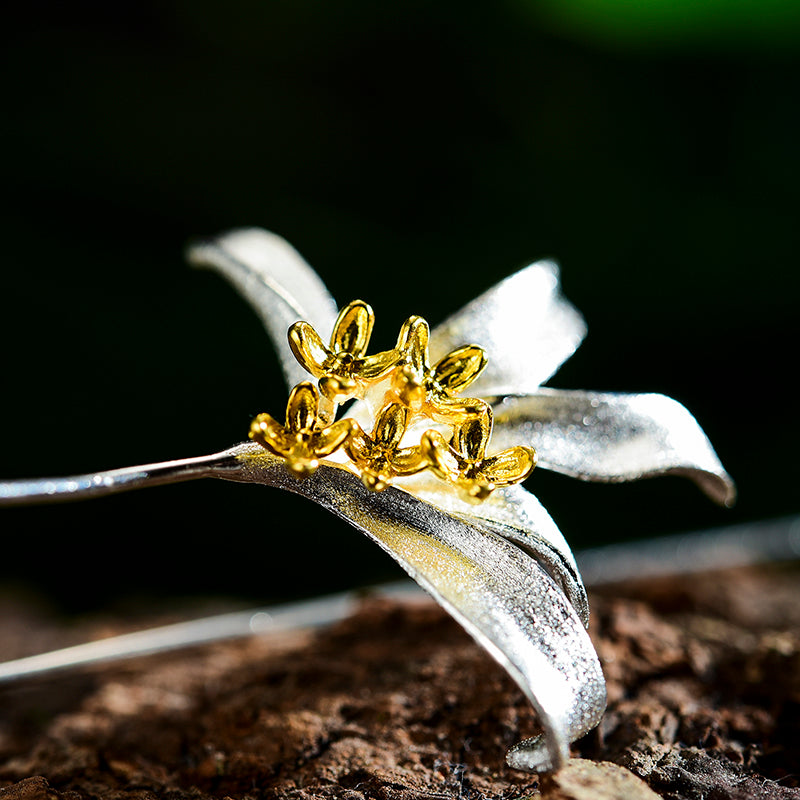 Osmanthus Fragrans Flower Earrings