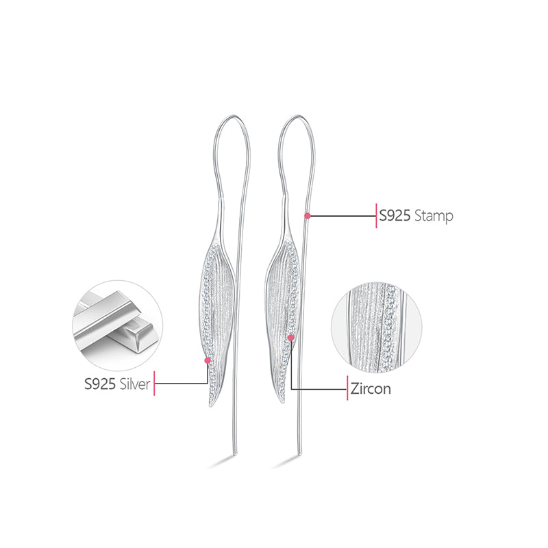 Bamboo Leaf Earrings