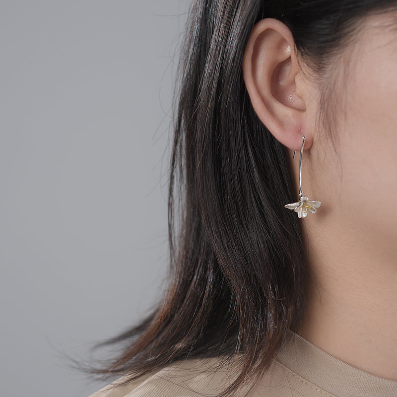 Freesia Flower Earrings