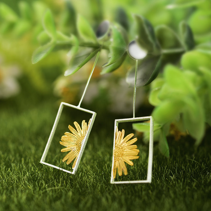 Daisy Flower Earrings