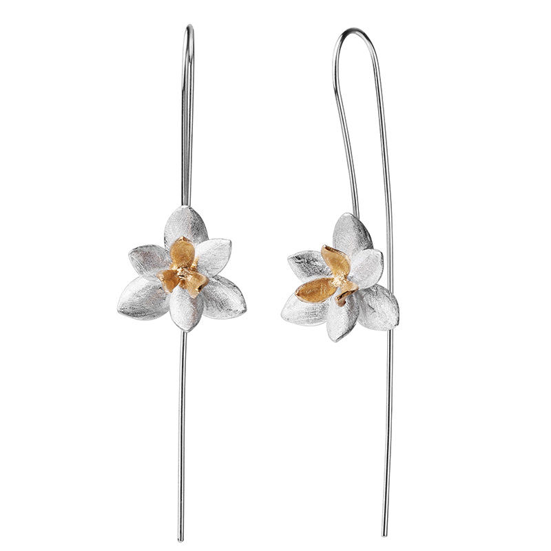 Orchid Flower Earrings