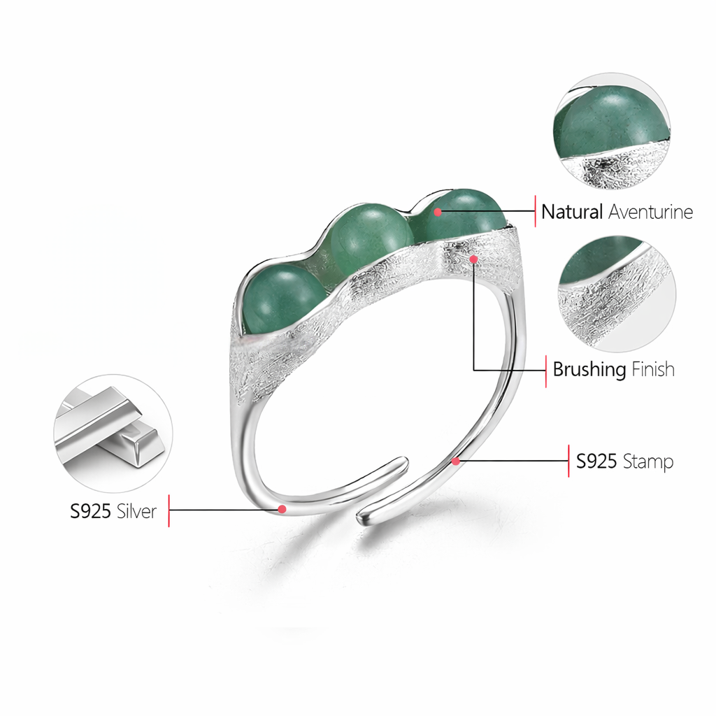 Pea Pods Adjustable Ring