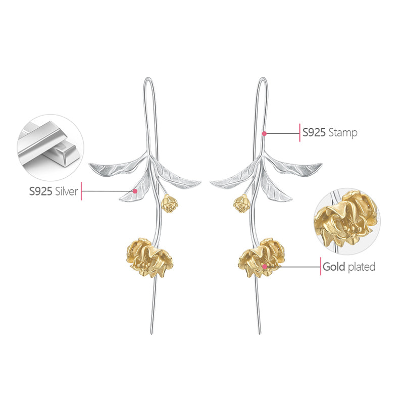 Cherry Blossoms Flower Earrings