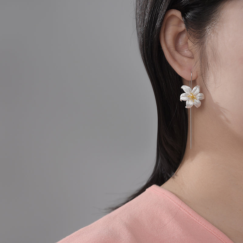 Lily Flower Earrings