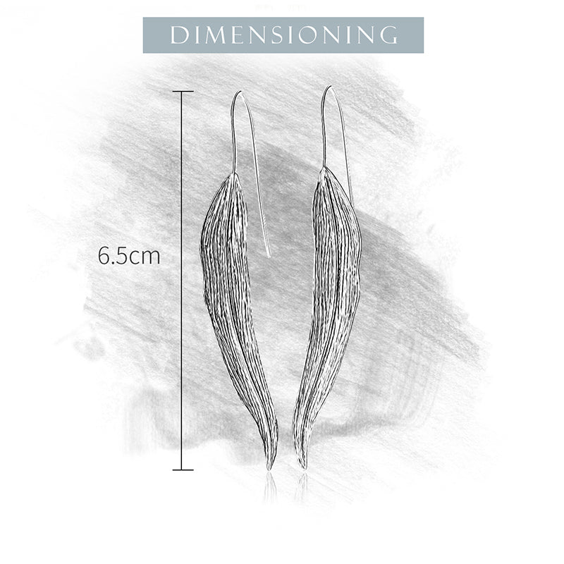 Long Leaf Earrings
