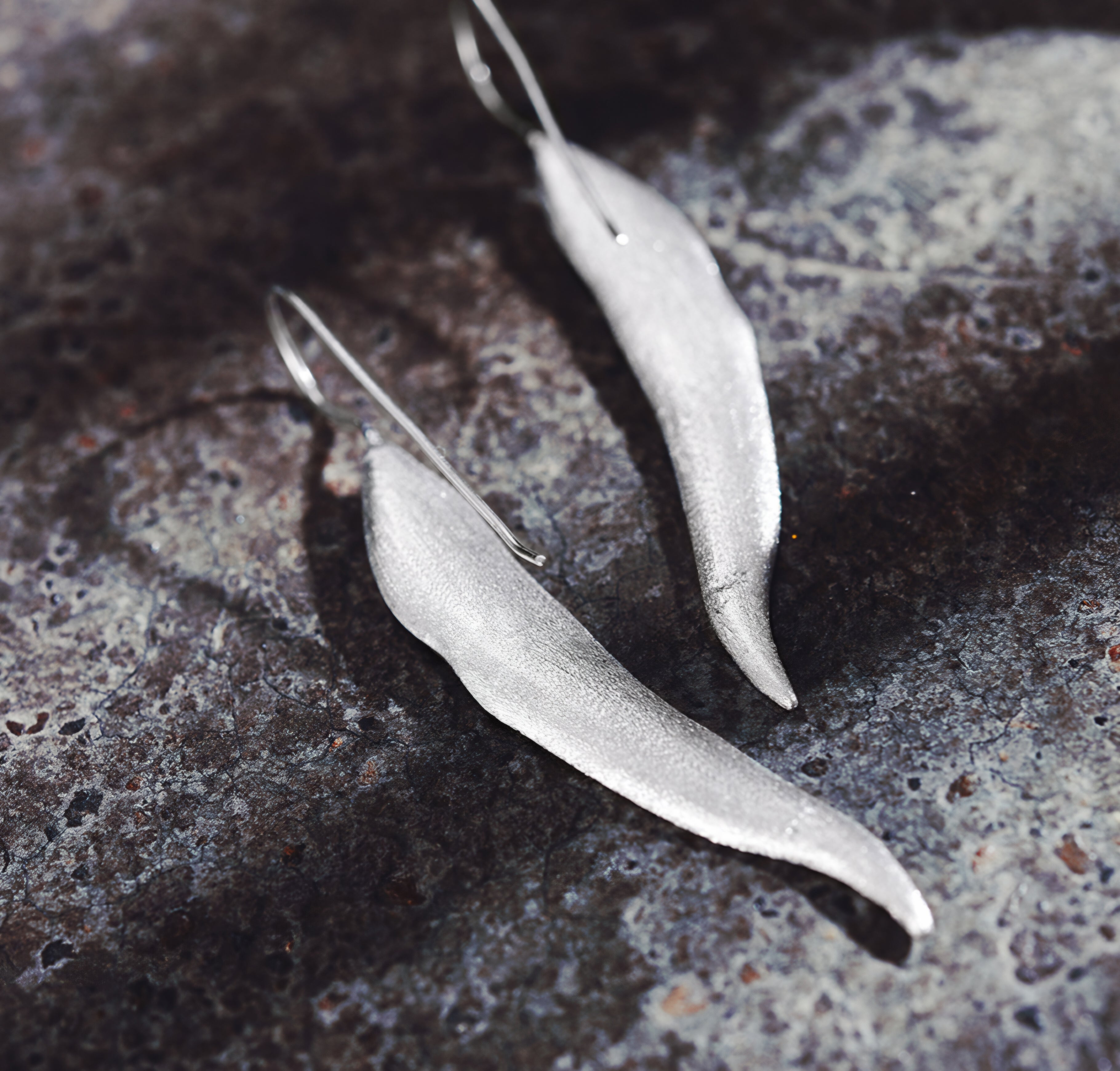 Long Leaf Earrings