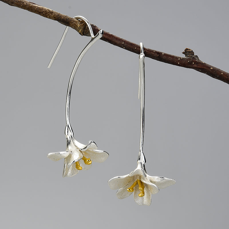 Freesia Flower Earrings