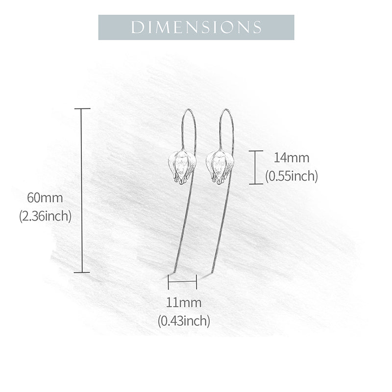 Tulip Flower Earrings