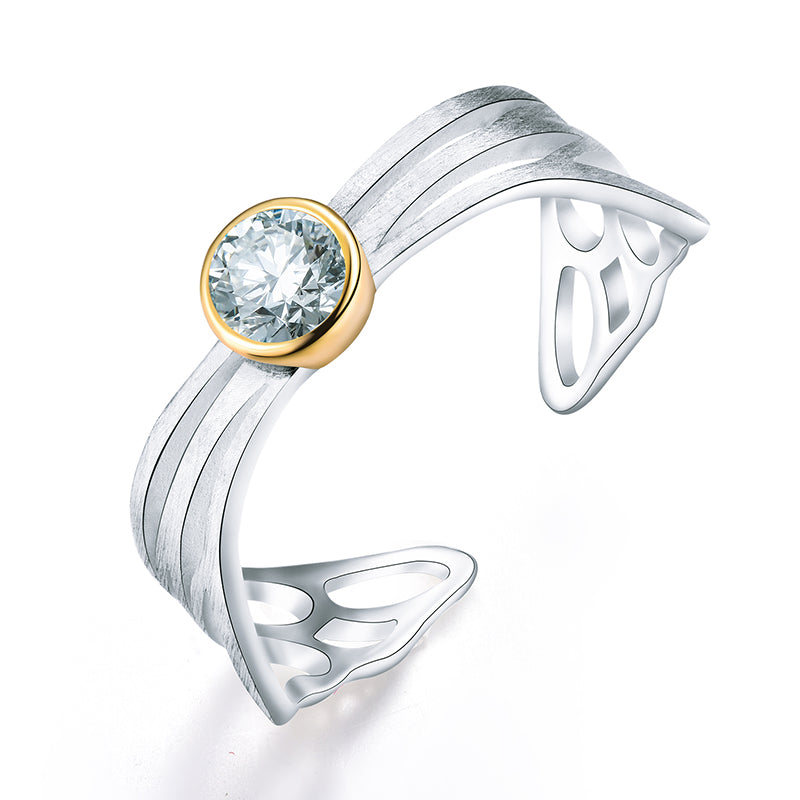 Butterfly Wings Adjustable Ring