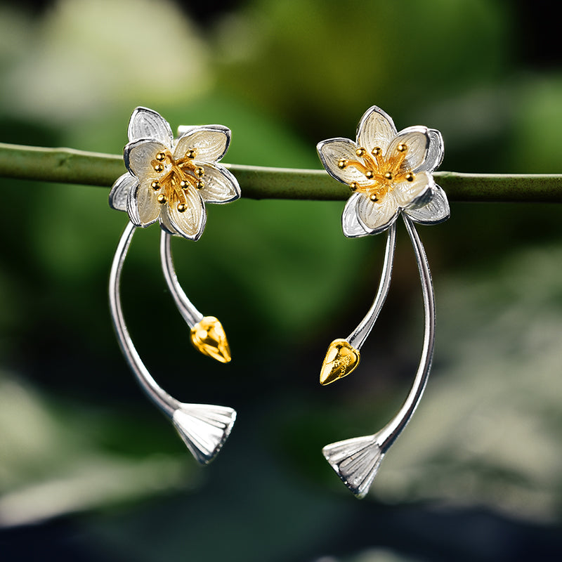 Lotus Whispers Earrings