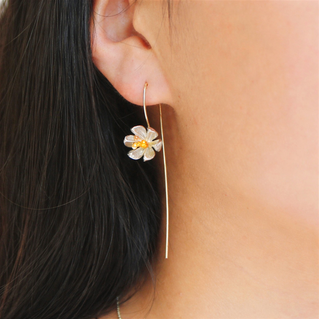 Fresh Blooming Flower Earrings