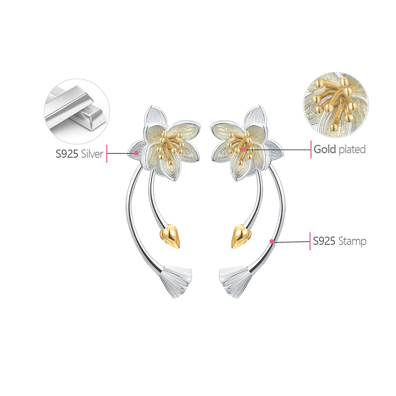 Lotus Whispers Earrings