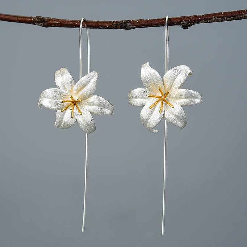Lily Flower Earrings