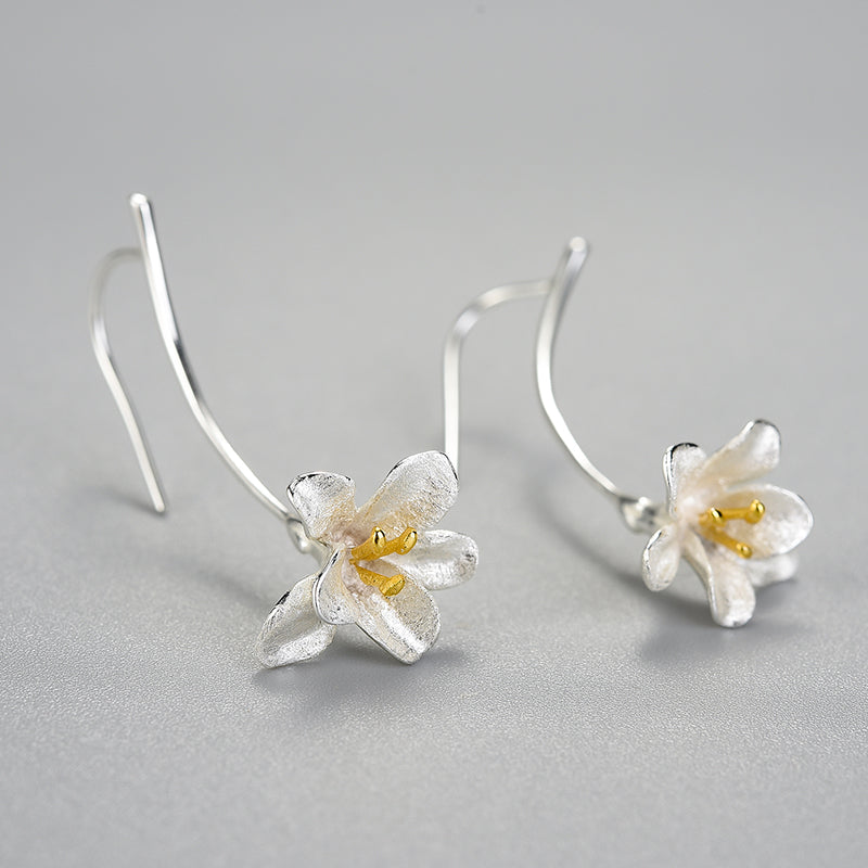 Freesia Flower Earrings