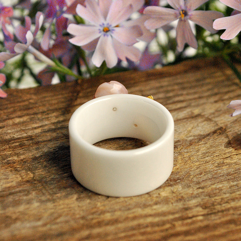 Bee and Rose Ring