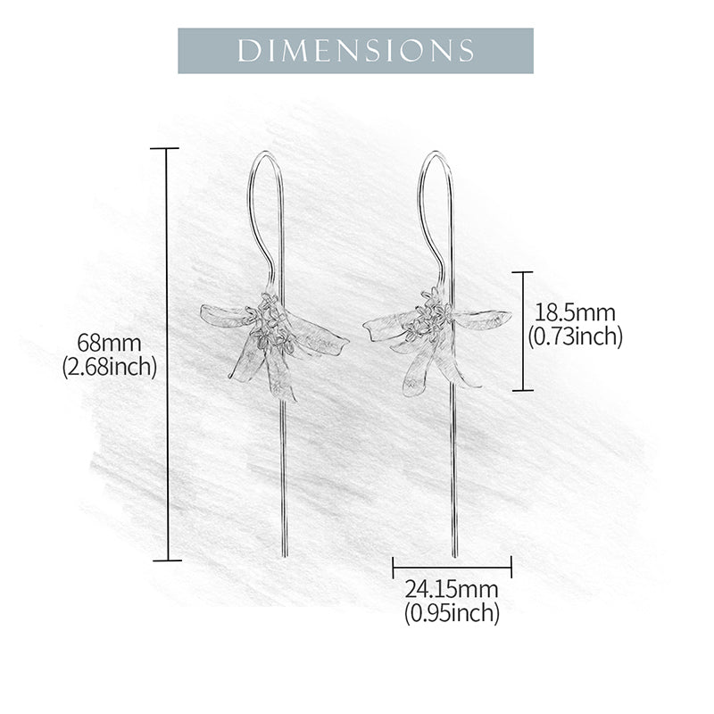 Osmanthus Fragrans Flower Earrings