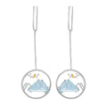 Bird and Mountain Earrings