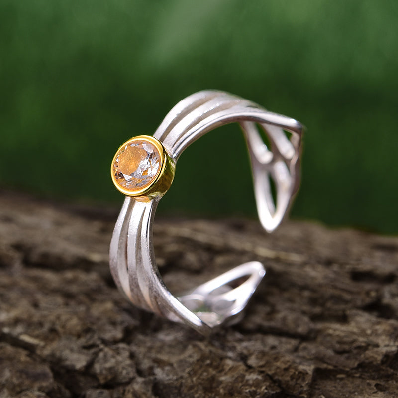 Butterfly Wings Adjustable Ring