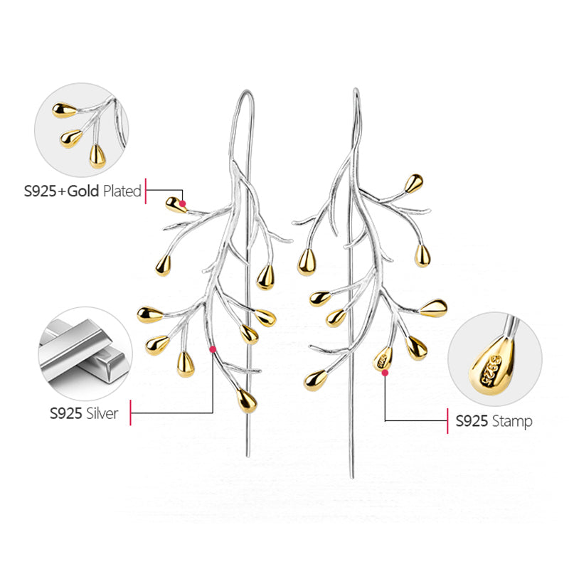 Tree Branch Earrings