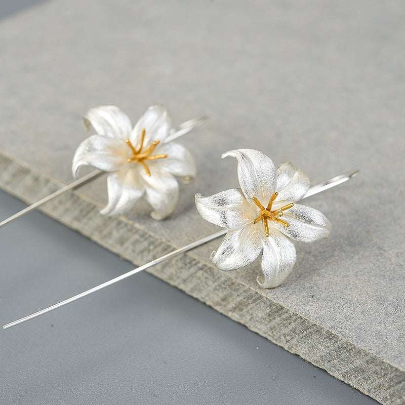 Lily Flower Earrings