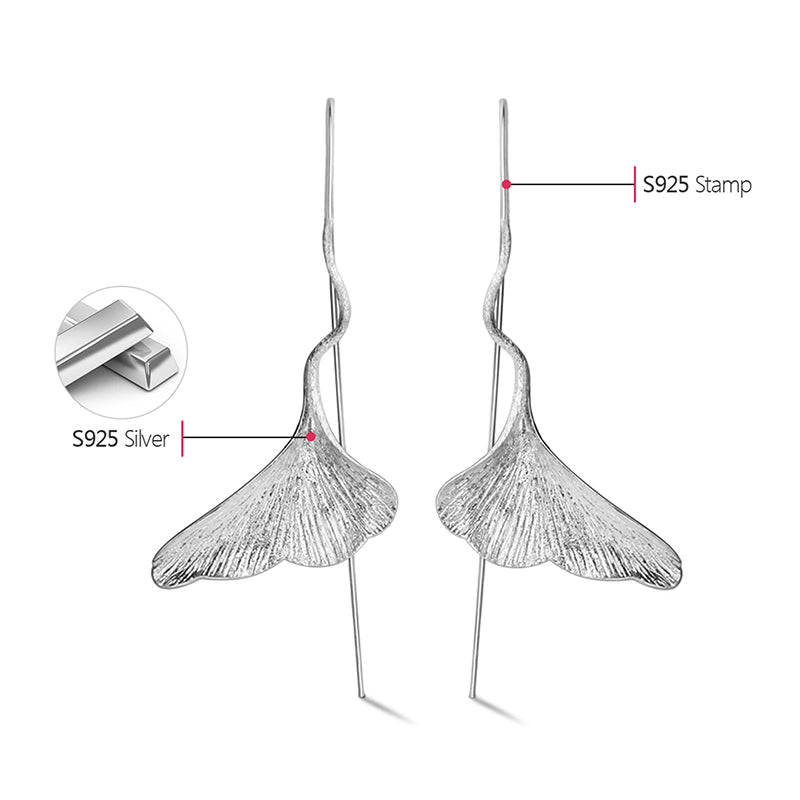 Gingko Leaf Earrings