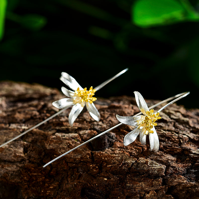 Osmanthus Fragrans Flower Earrings