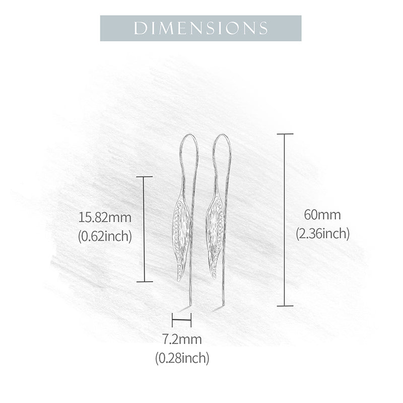 Bamboo Leaf Earrings