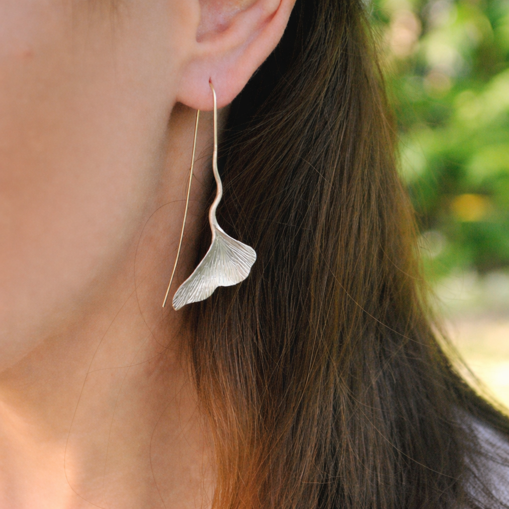 Gingko Leaf Earrings