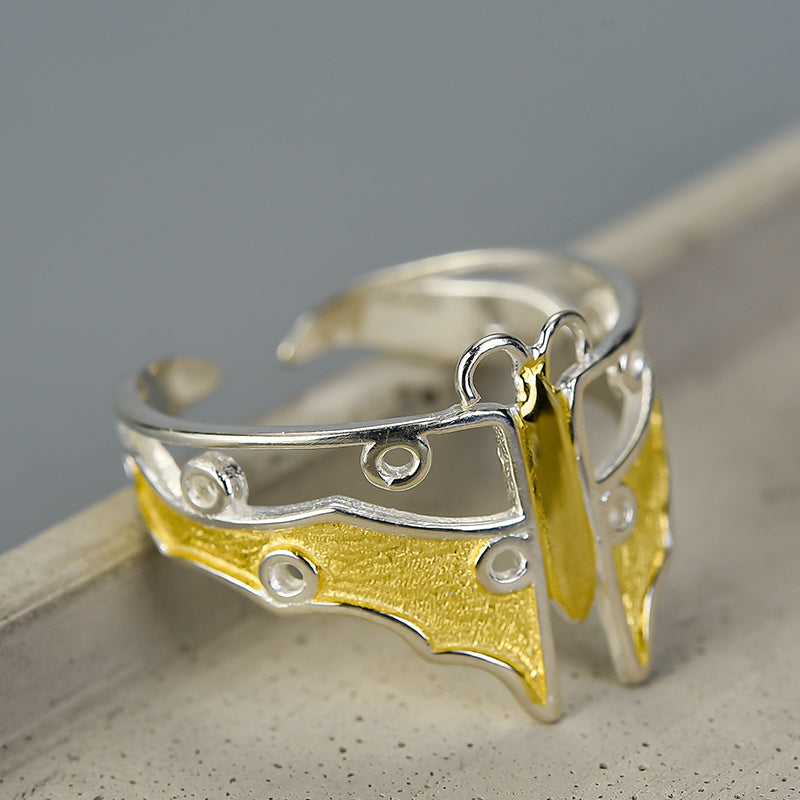 Butterfly Kite Adjustable Ring