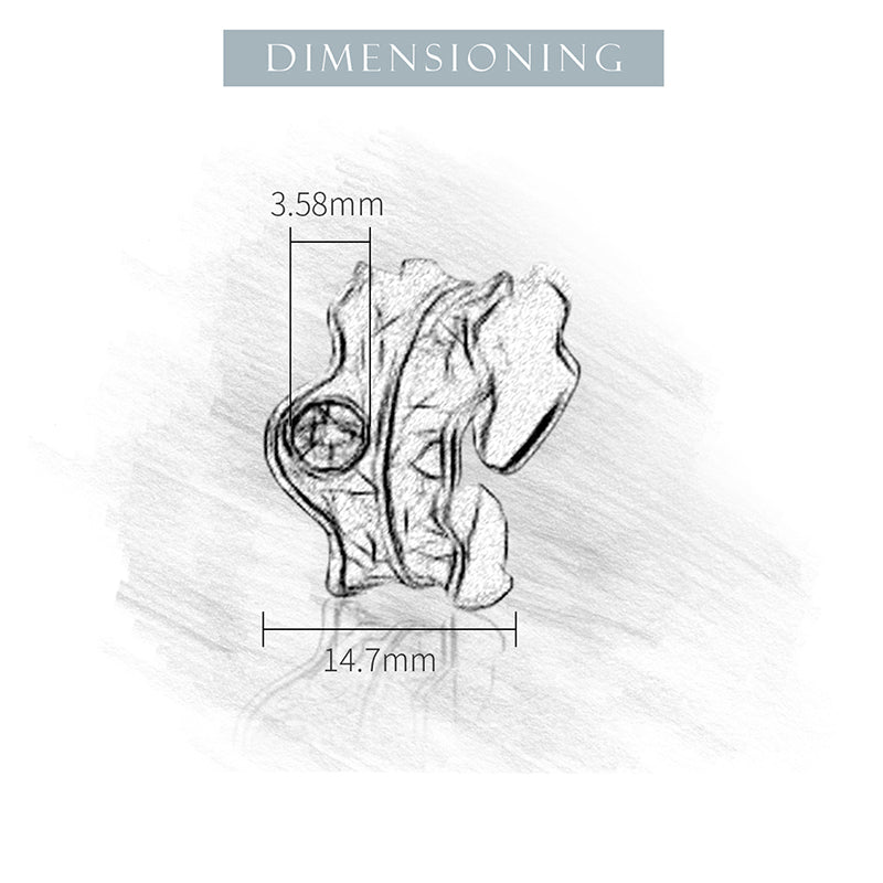 Peony Leaf Adjustable Ring