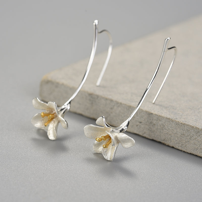 Freesia Flower Earrings