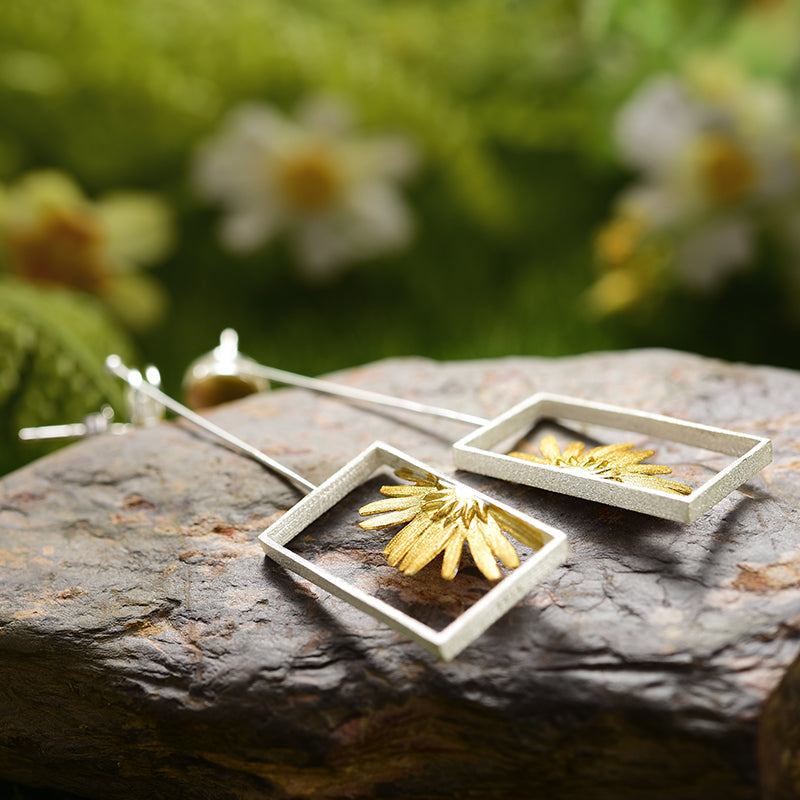 Daisy Flower Earrings