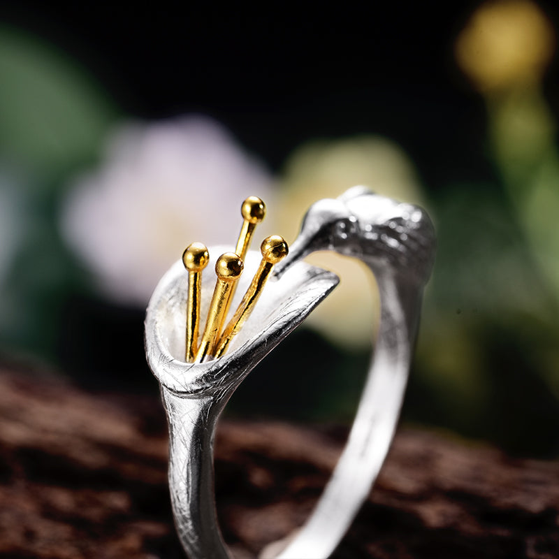Hummingbird Adjustable Ring