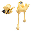 Bee and Dripping Honey Earrings